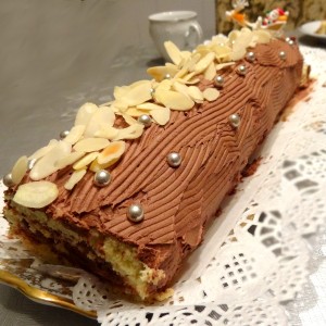 La recette de la bûche de Noël au chocolat