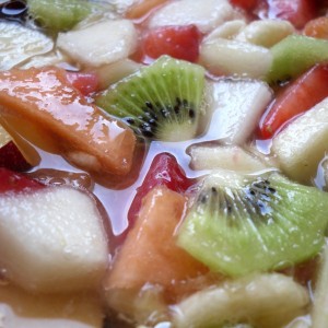 Salade de fruits alcoolisée