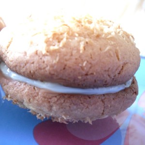 Whoopies coco et chocolat blanc